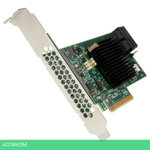 Контроллер LSI 9341-8I SGL 12Gb/s, RAID 0/1/10/5/50, 8i ports (LSI00407)