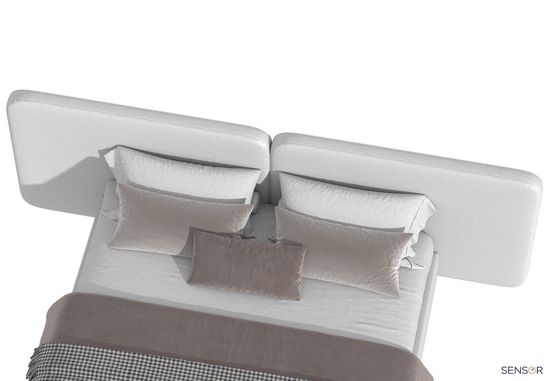 Кровать Nuvola с широким изголовьем