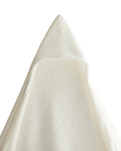 Zara Home Детское полотенце с капюшоном из хлопка, экрю, 80x80 см · 5673/423