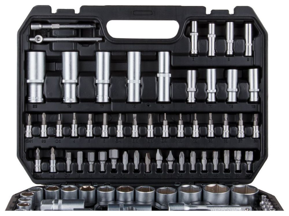 Набор головок и бит 108 предметов ВОЛАТ (1/4", 1/2", 6 граней )