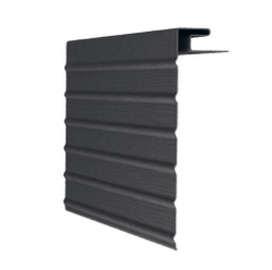 Виниловый Grand Line J-Фаска (ветровая доска) 3м темный дуб/графит