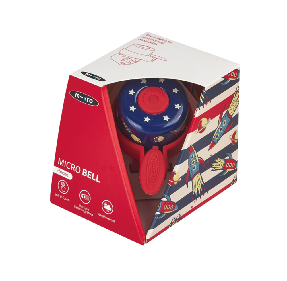 Звоночек на самокат ракета BOX