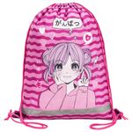 Мешок для обуви BRAUBERG KIDS, с петлей, светоотражающая полоса, 46х36 см, Anime style, 272391