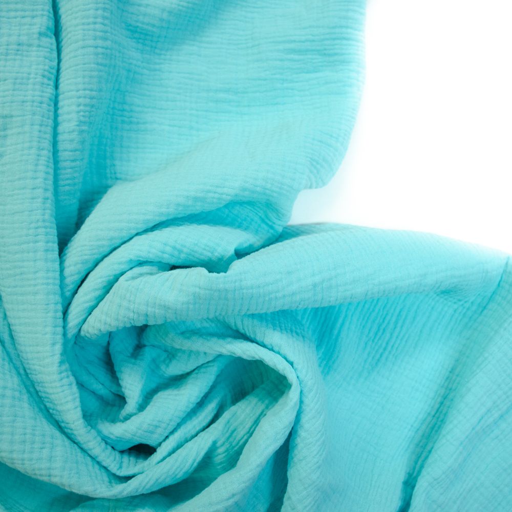 Муслин двухслойный «Бирюза»