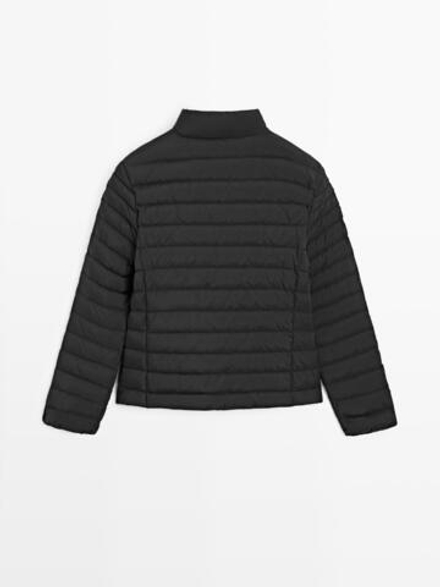 Massimo Dutti Пуховик, черный