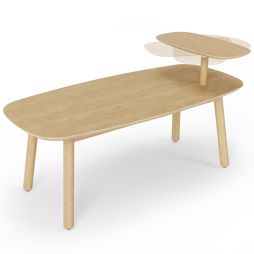 Столик кофейный Umbra Swivo натуральное дерево