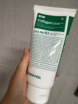 MEDI-PEEL Успокаивающая очищающая гель-пенка версия 2.0 Green Cica Collagen Clear 2.0 (300ml)