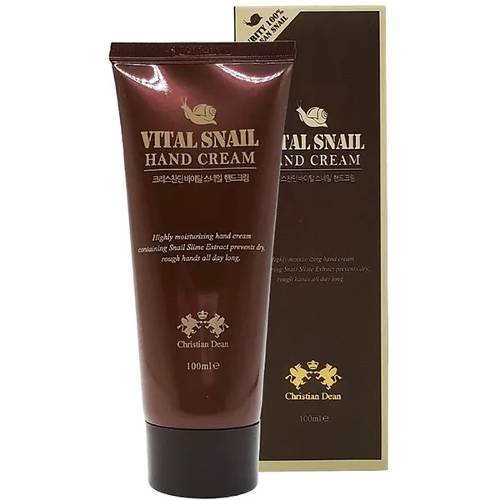 Christian Dean Hand Cream Vital Snail Крем для рук с экстрактом улитки, 100 мл