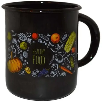 Кружка эмал Healthy food 1,0л ТМ Appetite