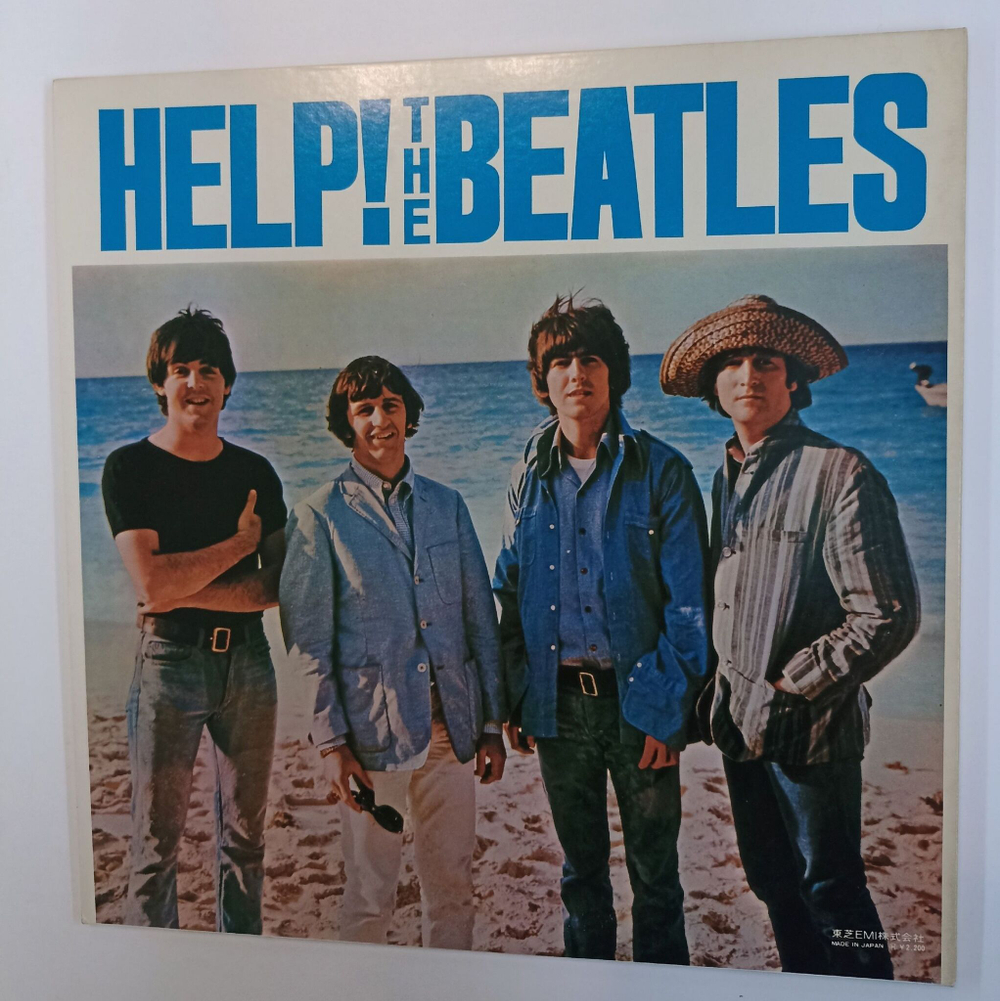 Винтажная виниловая пластинка LP The Beatles Help (Japan 1973) (Obi)