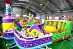 Надувной батут "Детский мегапарк" 18*18*8 м