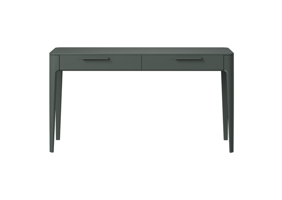 Консоль Type oak 2 ящика ширина 140 см (темно-серый)