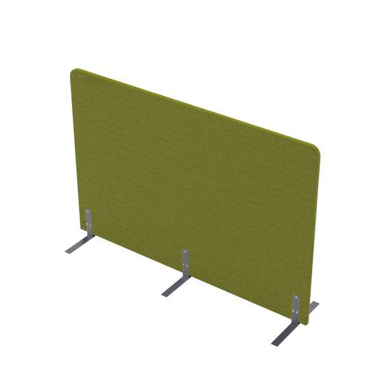 011.МПО.1611 Акустическая мобильная перегородка на стационарных опорах (1600*450*1100)