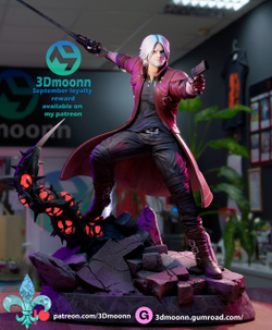 Данте Дьявол может плакать Фигурка Dante Statue Devil May Cry dmc