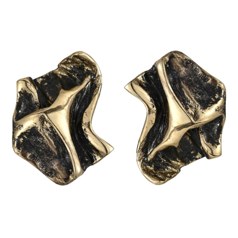 Серьги с чернением