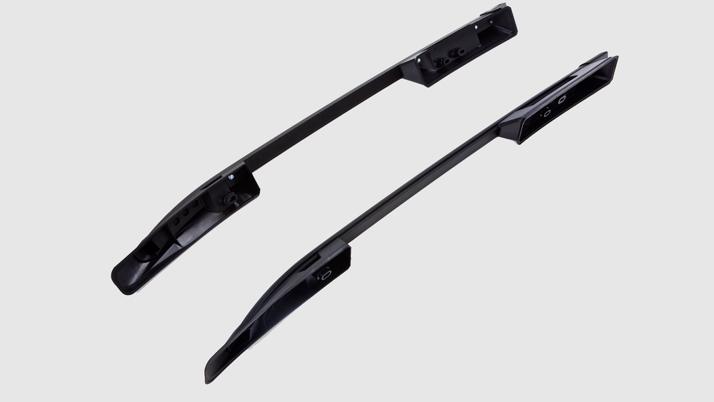 Рейлинги Can Otomotiv на крышу MITSUBISHI L200 2006-2015 (Falcon без поперечины, Алюминий, Сверление кузова, черный) арт.MIL2.73.1900