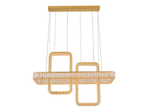 Подвесная светодиодная люстра Newport CRYSTAL 8232+2/S gold NEW, М0066949