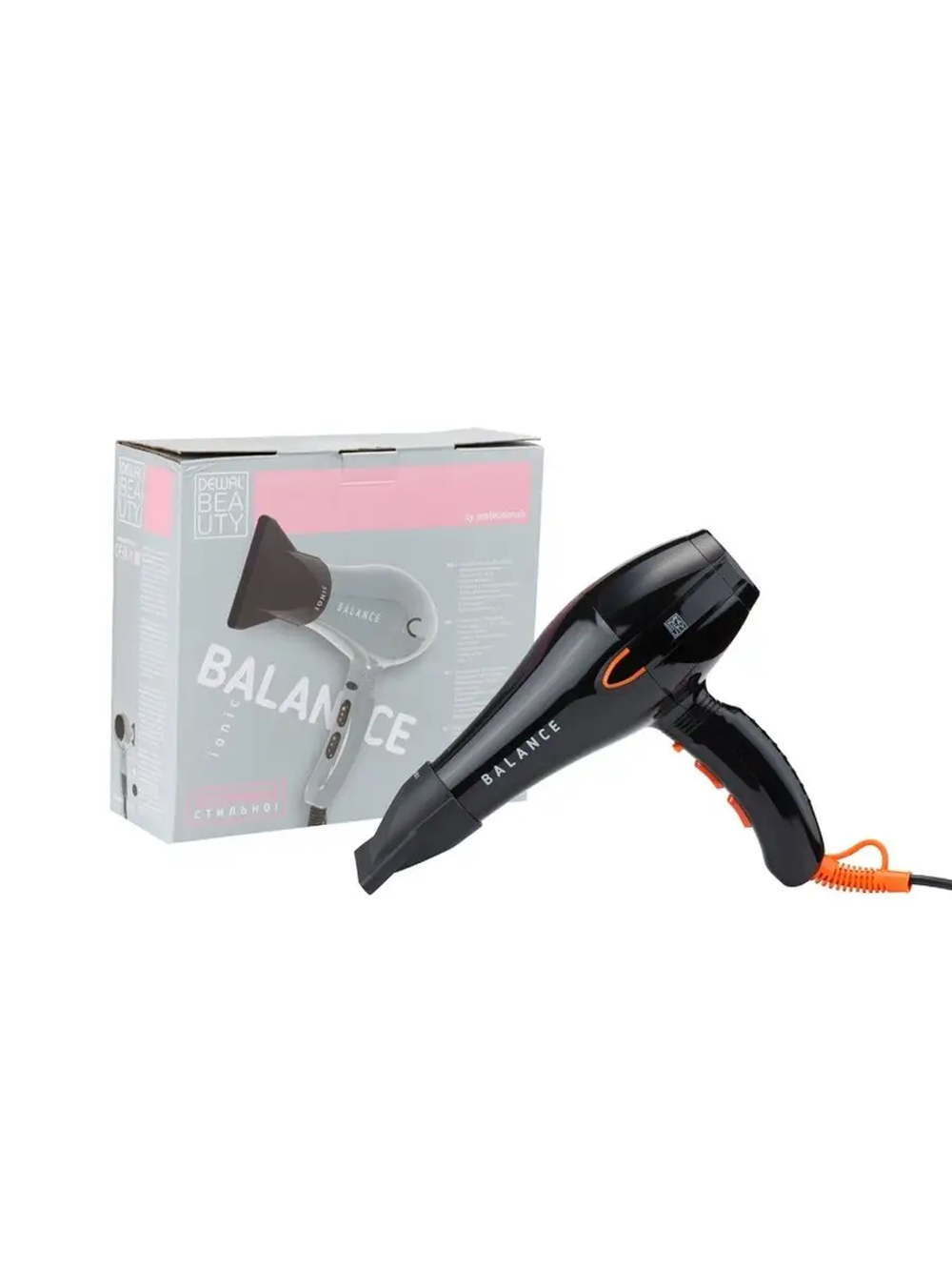 Фен Dewal Beauty Balance HD1001 Black
