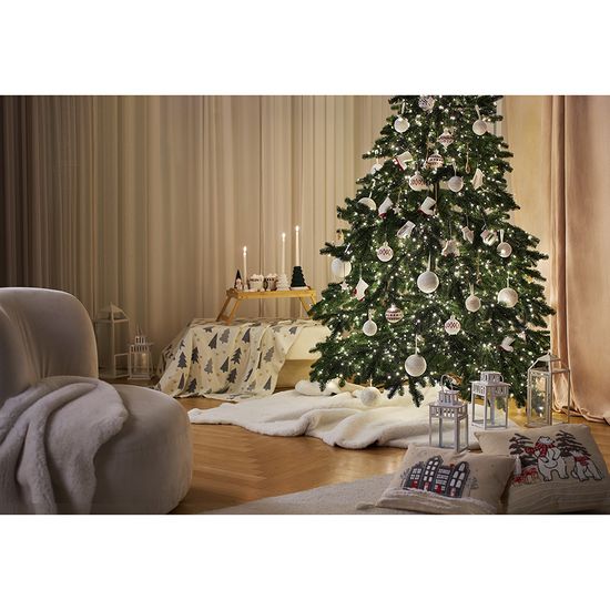 Подсвечник nordic mood белого цвета из коллекции new year essential, 11,5 см