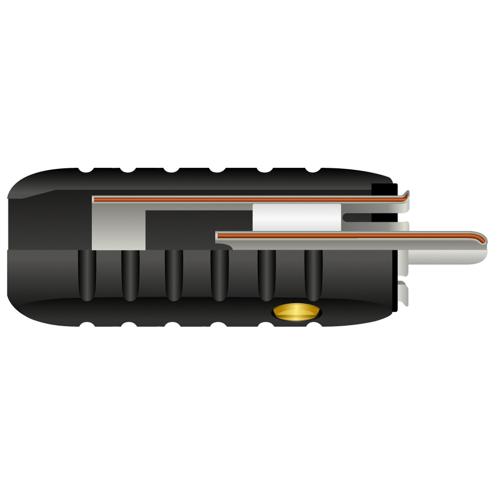 Wireworld Male Silver Tube RCA 8.5mm, коннектор RCA, посеребр., 8,5мм, (RCAM8.5MM)