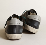 Кеды Golden Goose blue leather with white leather star