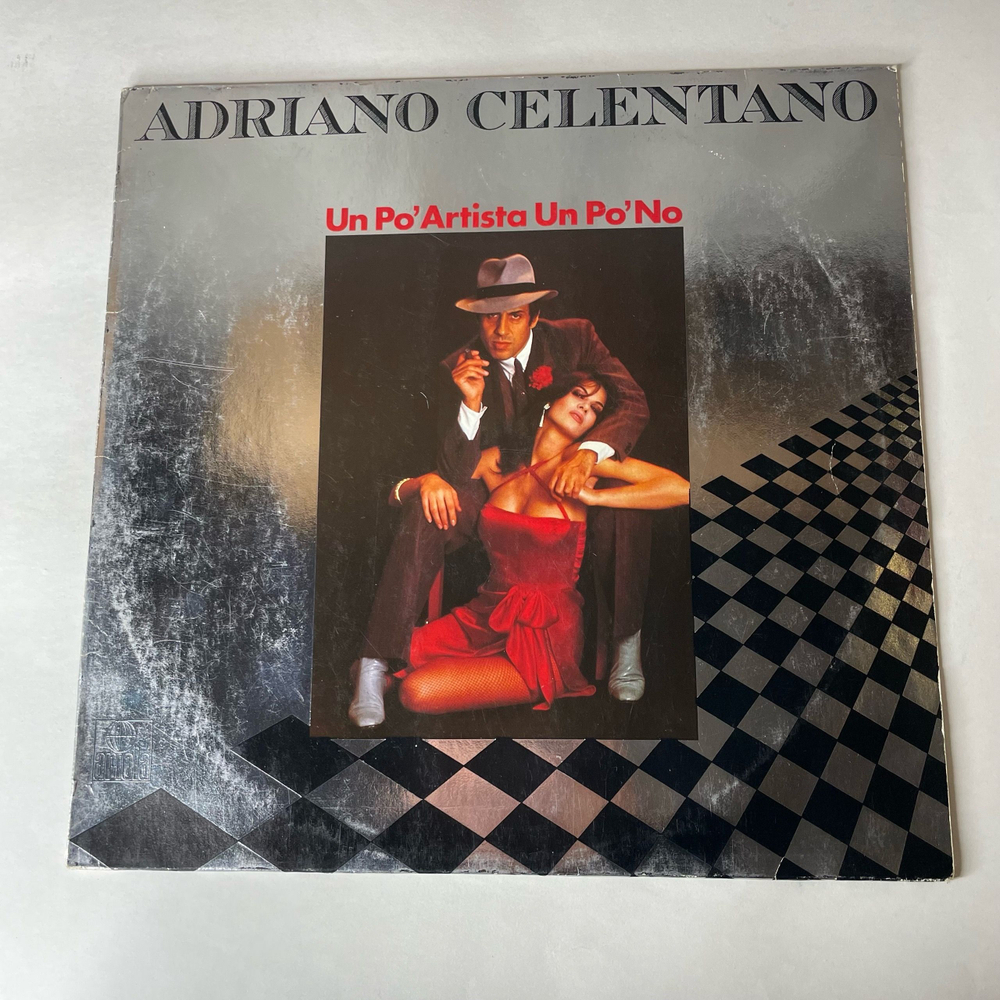 Винтажная виниловая пластинка LP Adriano Celentano Un Po Artista Un Po No (Германия 1980)