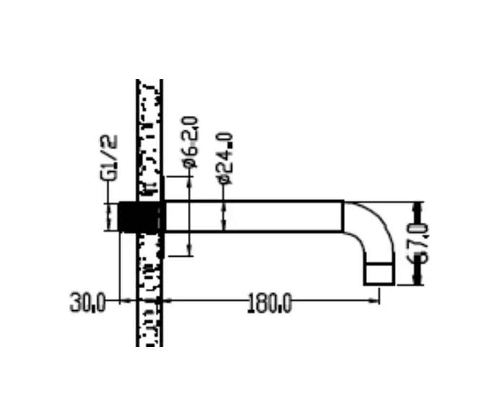 Излив для наполнения ванн Boheme FUSION 625-BR Bronze