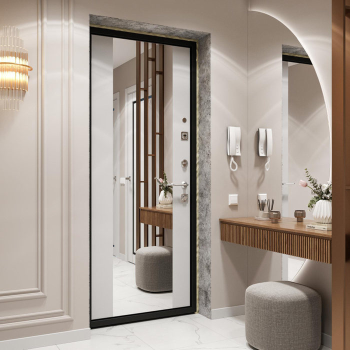 Входная дверь XL с зеркалом