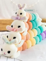 Мягкая игрушка подушка заяц антистресс 85 см