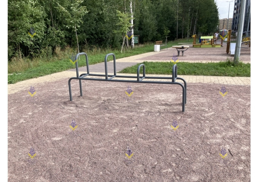 Лавка с упорами для отжимания