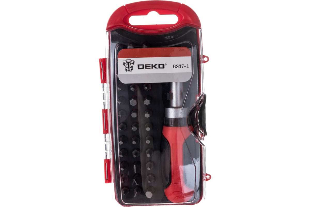 Отвертка с набором бит DEKO BS37-1