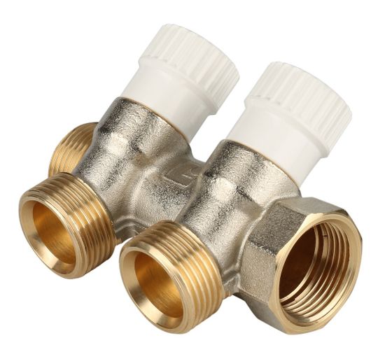 Коллектор распределительный Stout 3/4"x3/4" - 2 отвода «EK евроконус» SMB 6851 343402