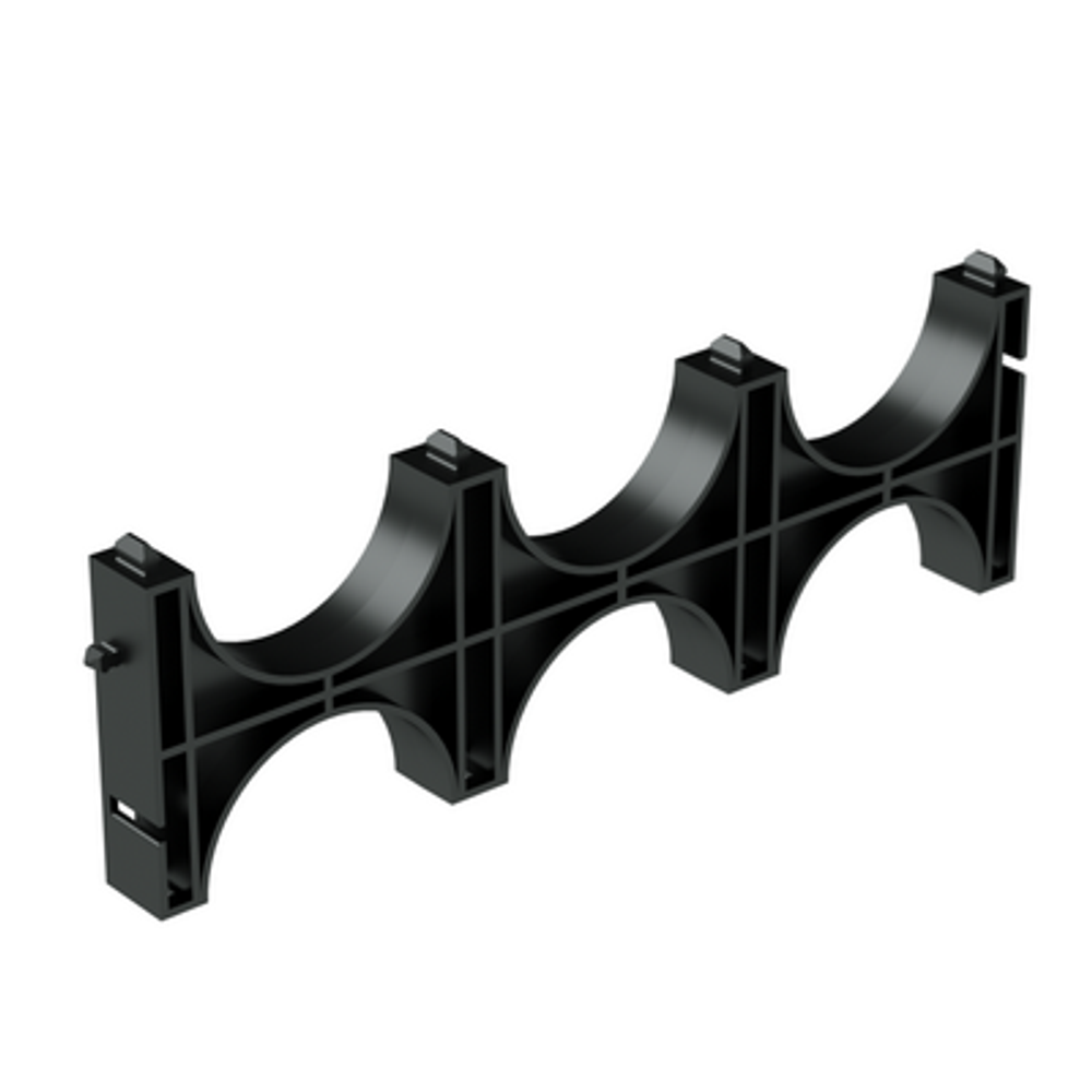 Держатель расстояния (кластер) для двустенных труб, д.63мм, тройной