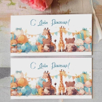 Конверт для денег «С Днем Рождения! (праздник зверят)»