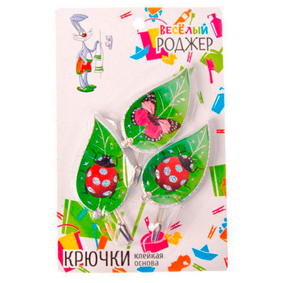 Крючки самоклеющиеся WF-217 на блистере, 3 шт (440-133)