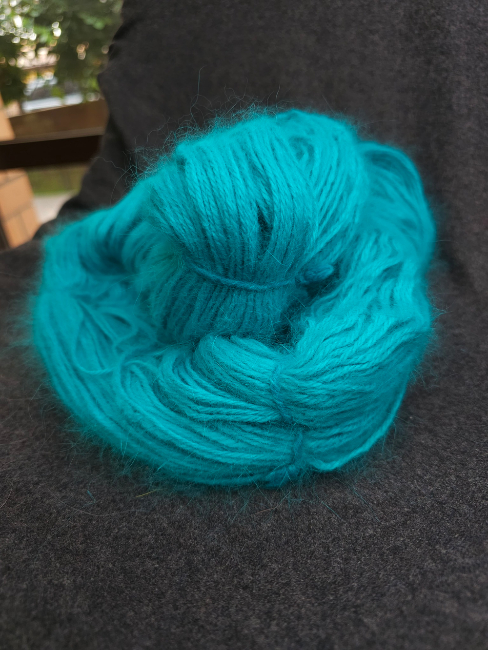 Итальянская пряжа в пасмах от BIAGIOLI MODESTO Angora 80, Spiky 3/17, 80% Ангора, 20% Нейлон