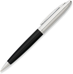 Шариковая ручка FranklinCovey Lexington FC0012-1 цвет черный и хром в подарочной коробке