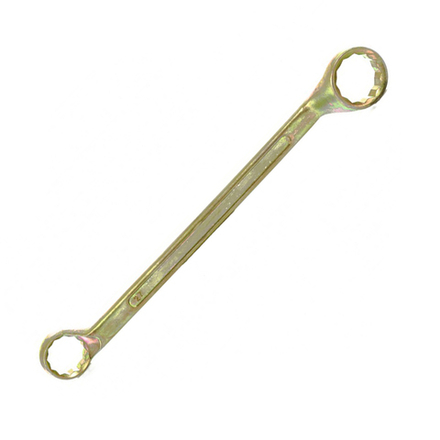 Ключ накидной Сибртех, 24 x 27 мм, желтый цинк