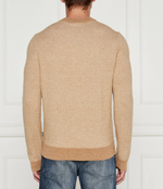 Хлопковый свитер h-eltoro BOSS BLACK - бежевый(50526989)