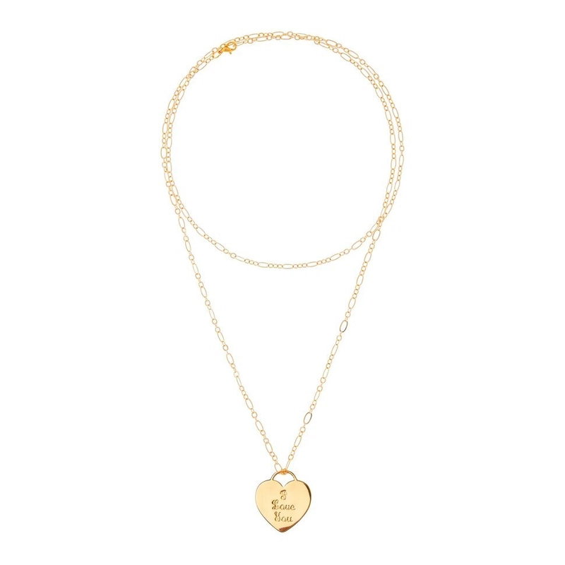 Подвеска Я Люблю Тебя – Золото