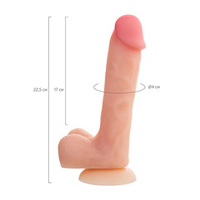 Телесный фаллоимитатор 22,5см ToyFa RealStick Silicone Ryan G 9420003