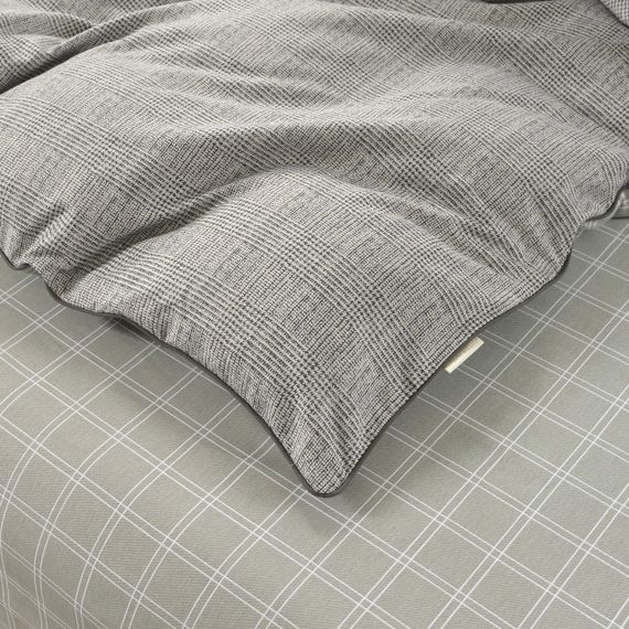 Акела (серый) КПБ сатин Евро 4н