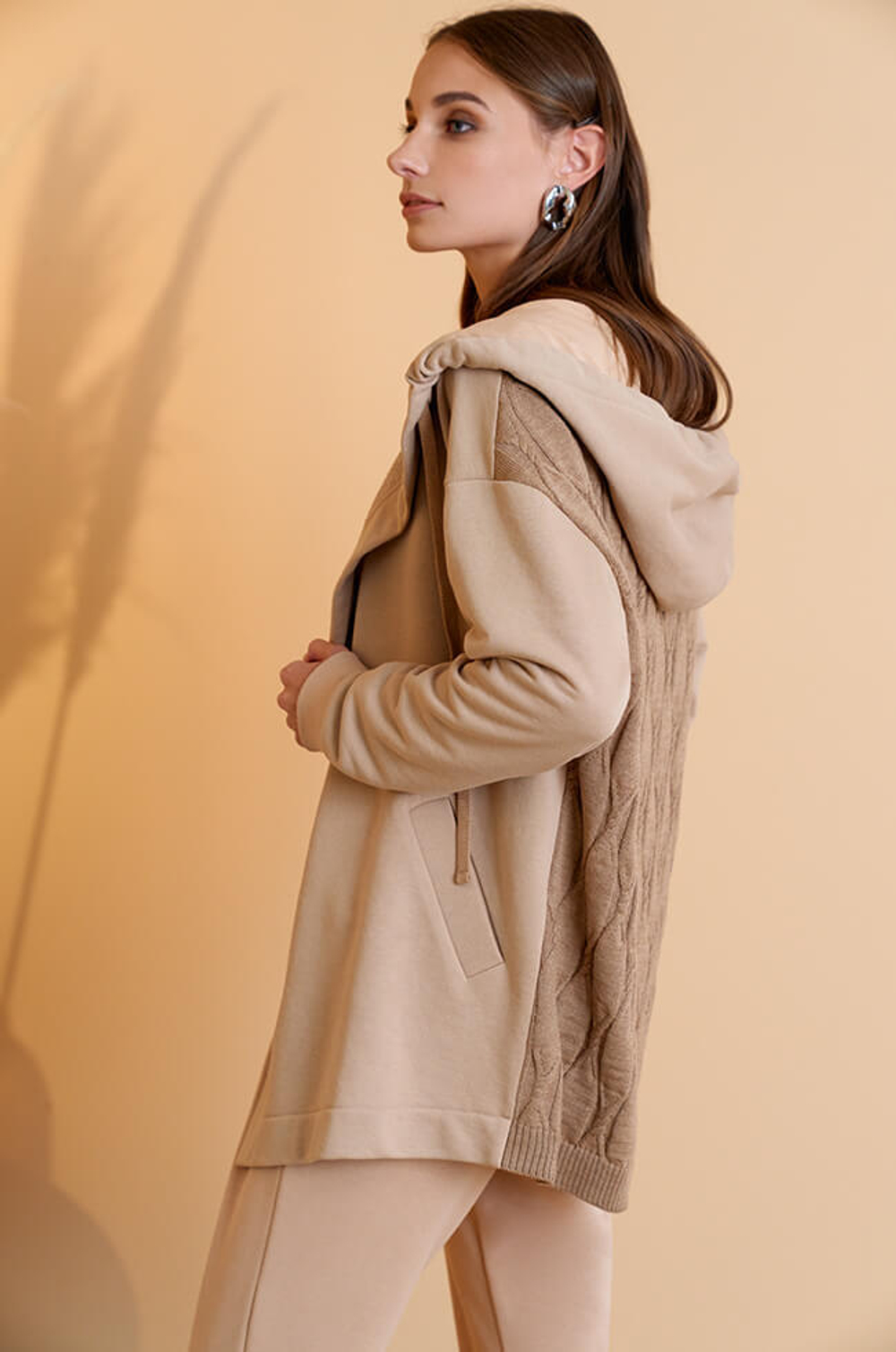 1784 Кардиган женский (латте)