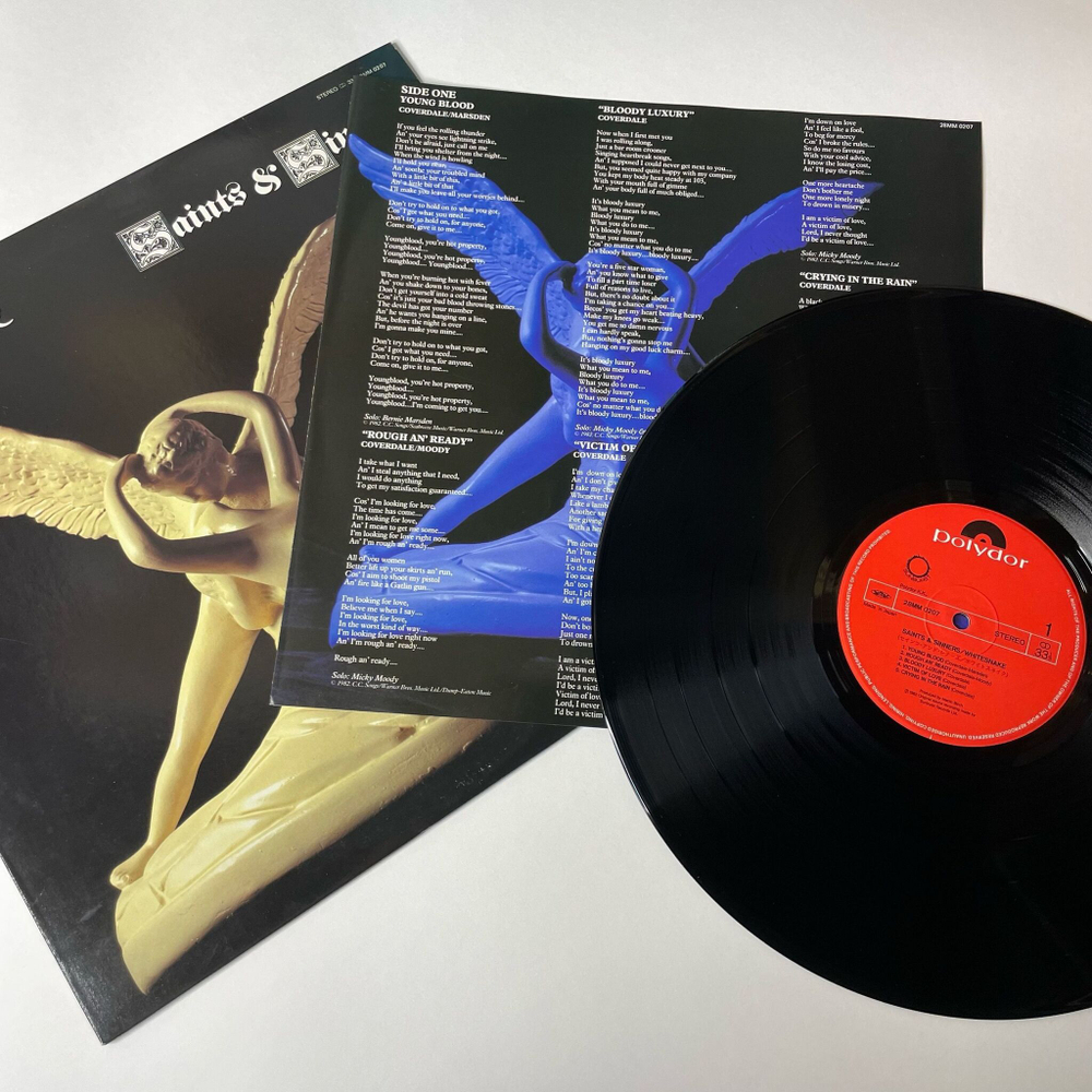 Винтажная виниловая пластинка LP Whitesnake Saints and Sinners (Japan 1982) (No Obi)
