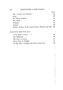 Selections from Byron. The prisoner of Chillon, Mazeppa, and other poems: ed., with introduction and notes | George Gordon Byron