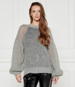 Хлопковый свитер fablura BOSS BLACK - серый(50518350)