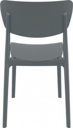 Стул пластиковый Siesta Contract Monna, темно-серый