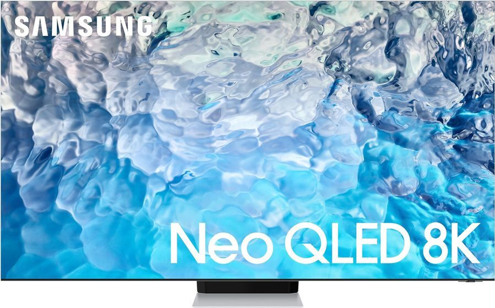 Телевизор QLED 75" Samsung QE75QN900BUXRU Series 9 нержавеющая сталь 8K Ultra HD 100Hz DVB-T2 DVB-C DVB-S2 USB WiFi Smart TV (RUS)
