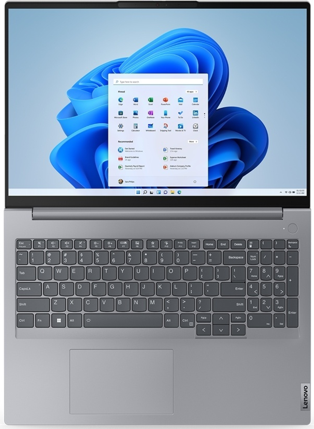 Ноутбук Lenovo ThinkBook 16 Gen 6 21KH00SXRU серый