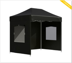 Быстросборный садовый тент Helex 3x2х3 м полиэстер черный